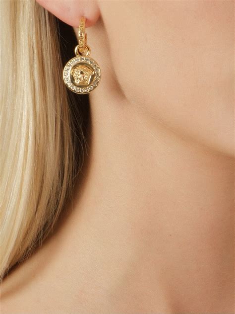 ohrring versace|versace la medusa earrings.